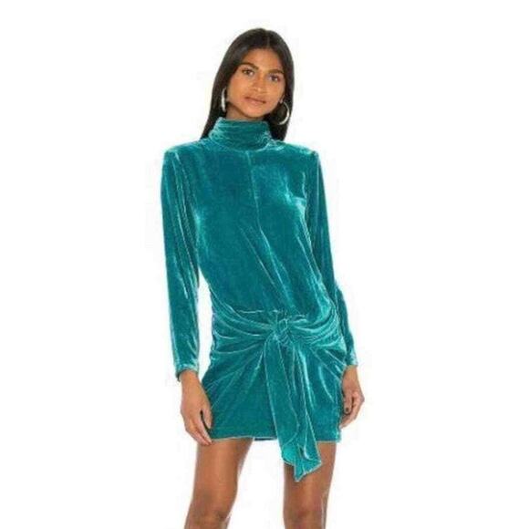 L'ACADEMIE {Revolve} Mini dress. The Aida Velvet Feel Size med. NWT. - Picture 1 of 9